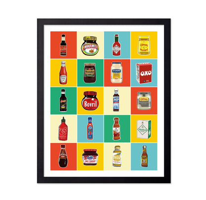 Condiment Collection Grid