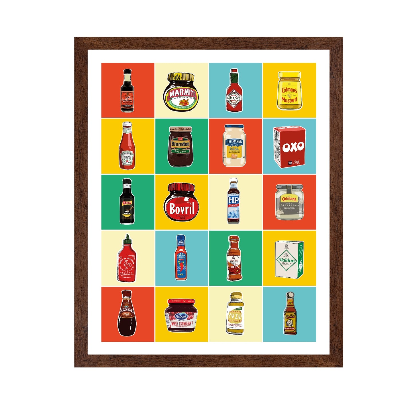 Condiment Collection Grid