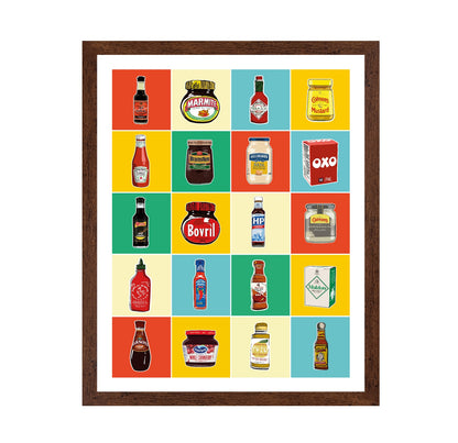 Condiment Collection Grid