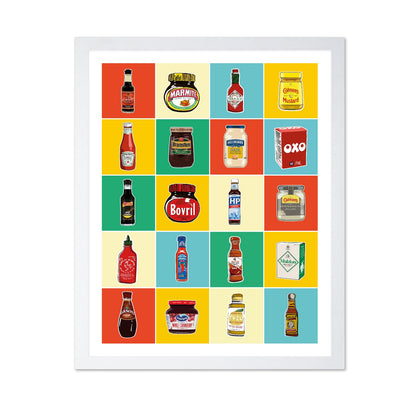 Condiment Collection Grid