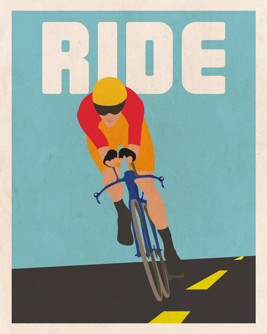 Ride Cycling Poster