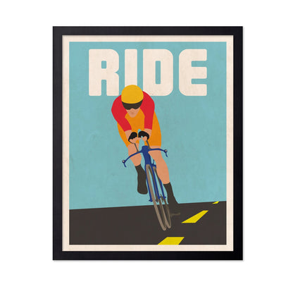 Ride Cycling Poster