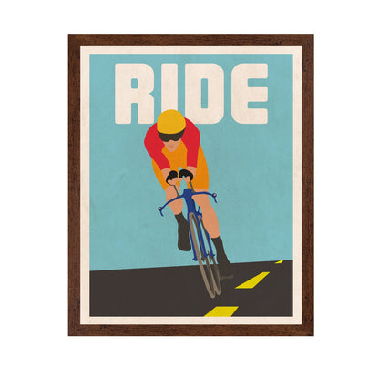 Ride Cycling Poster