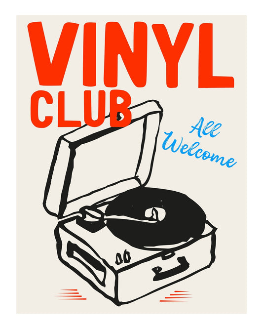 Vinyl Club Poster