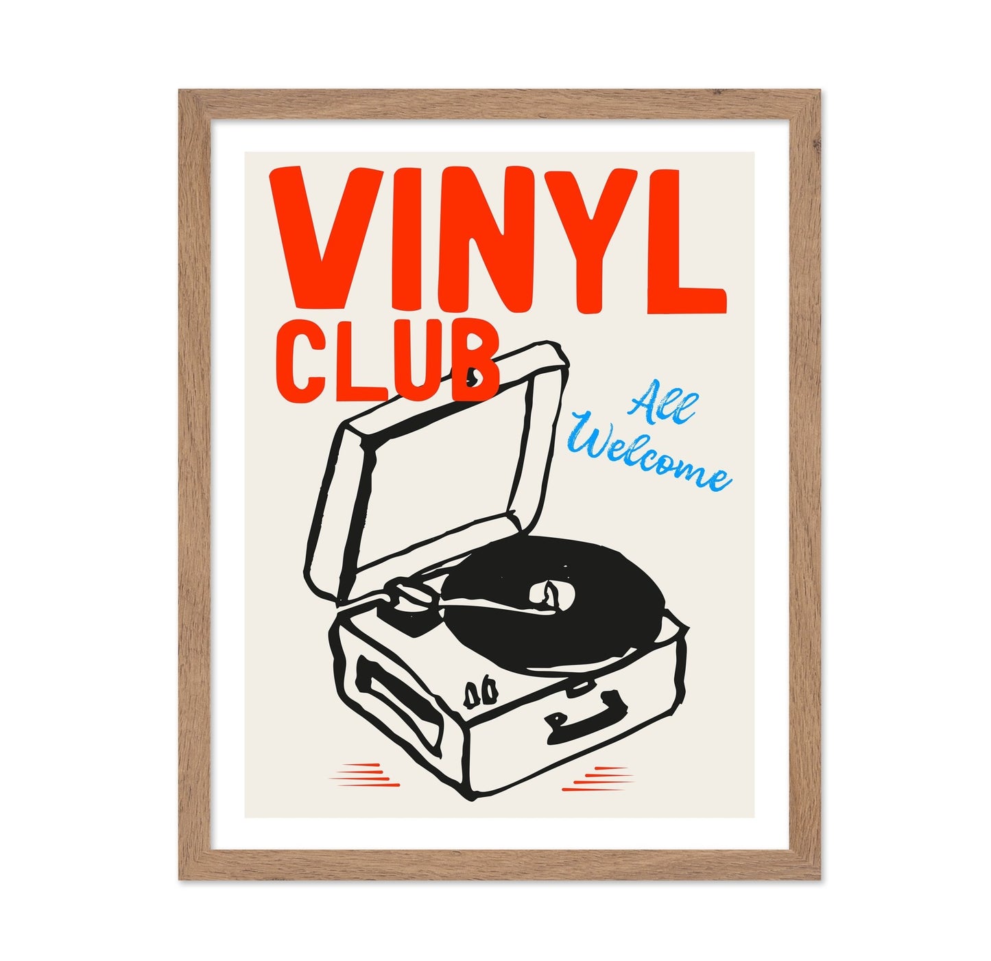 Vinyl Club Poster