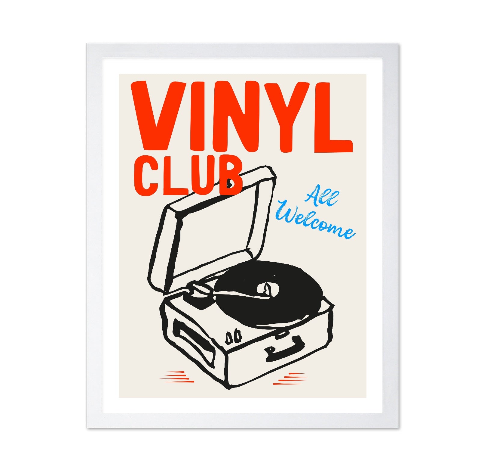 Vinyl Club Poster