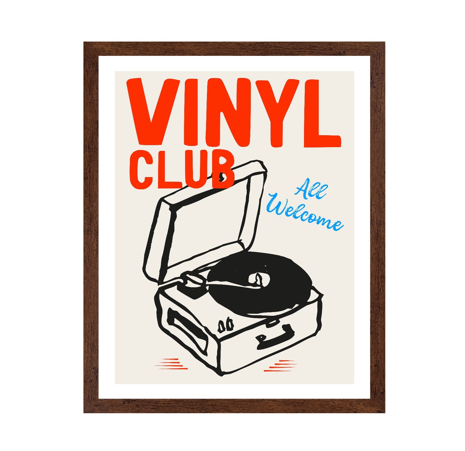 Vinyl Club Poster