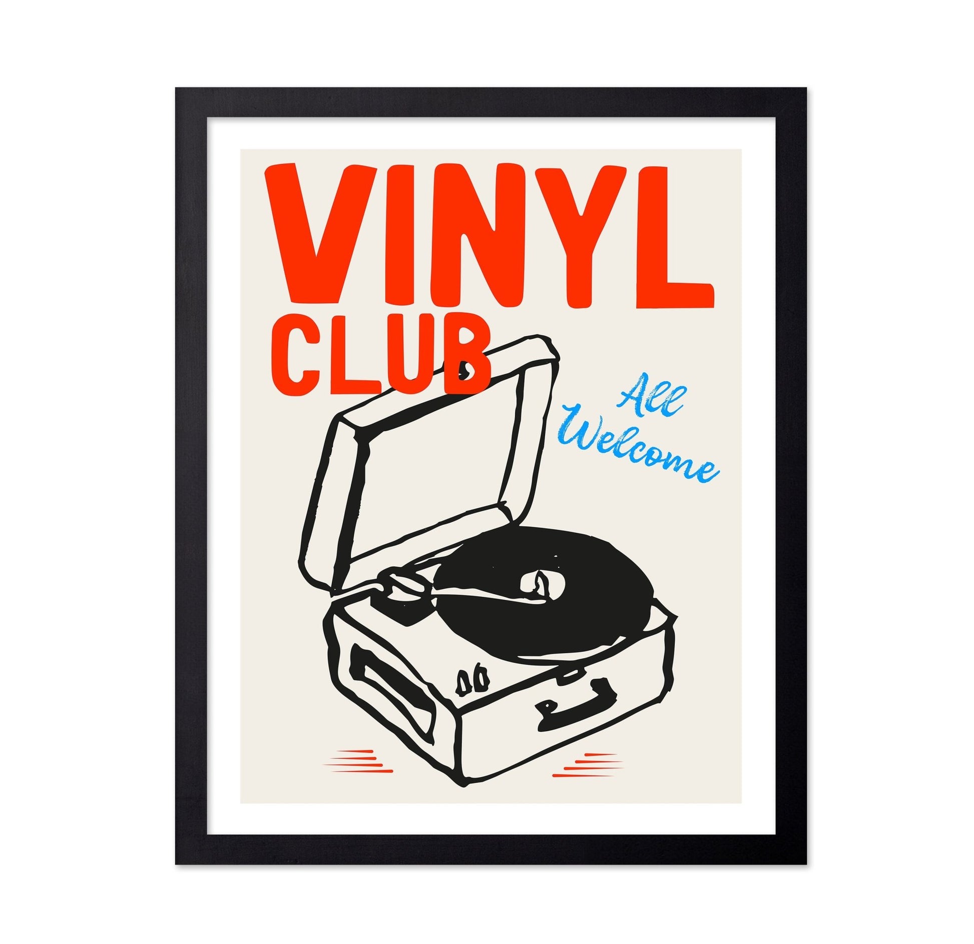 Vinyl Club Poster