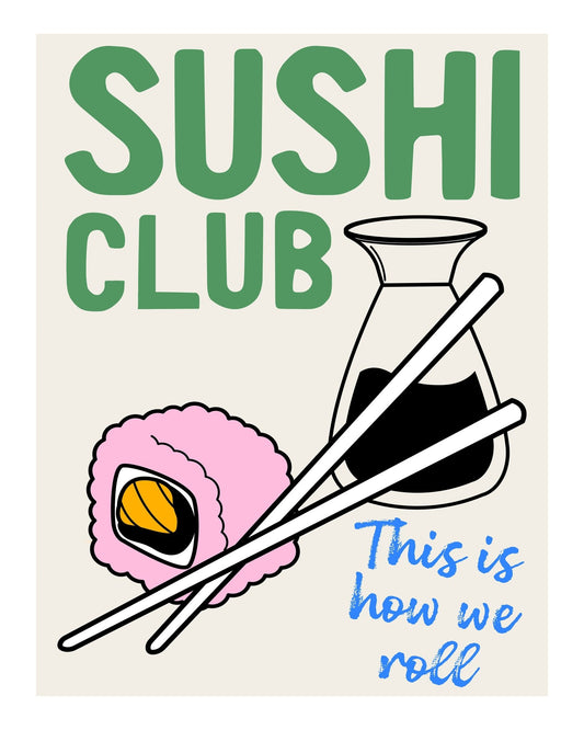 Sushi Club Poster