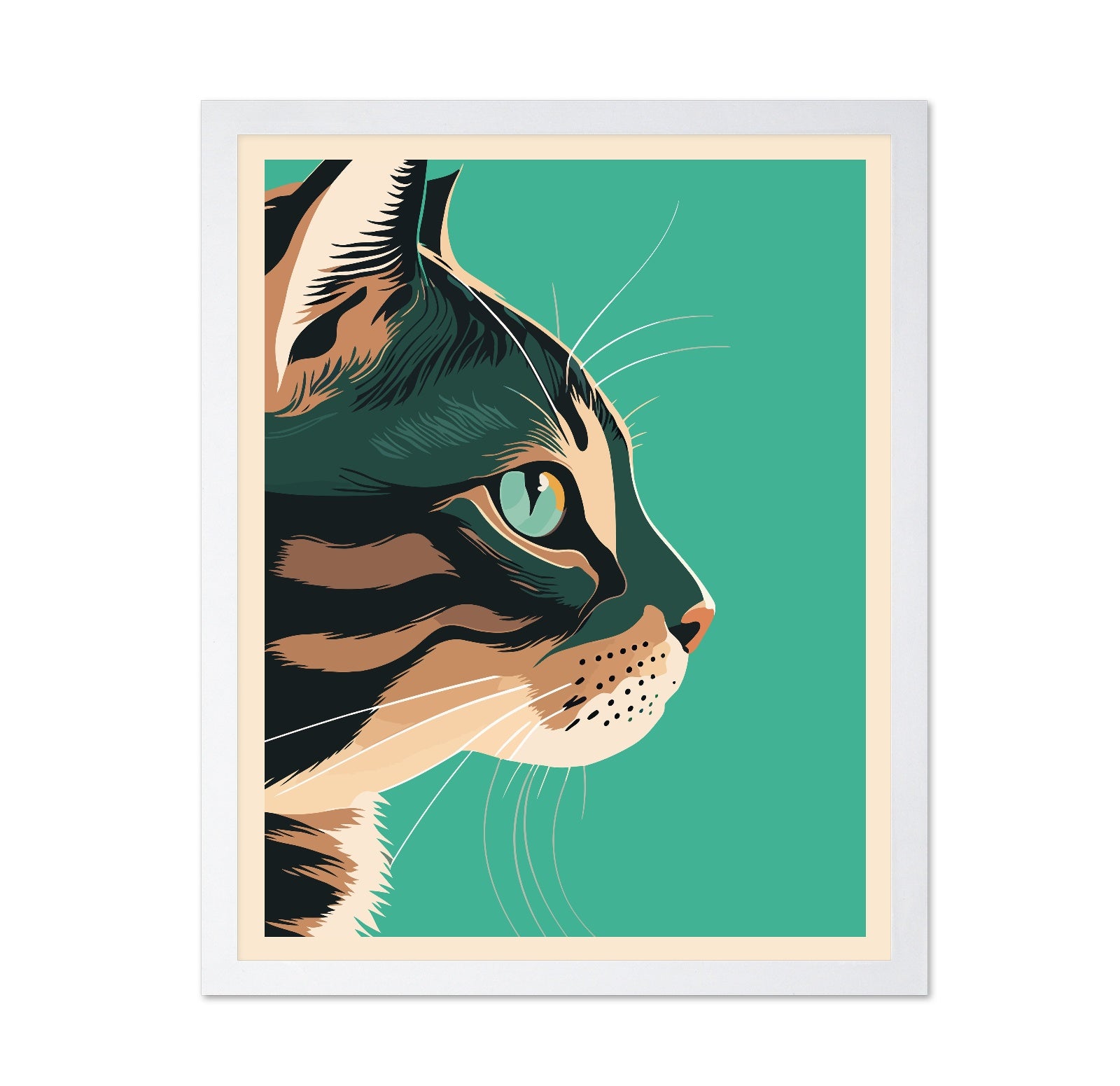Modern Cat Portrait