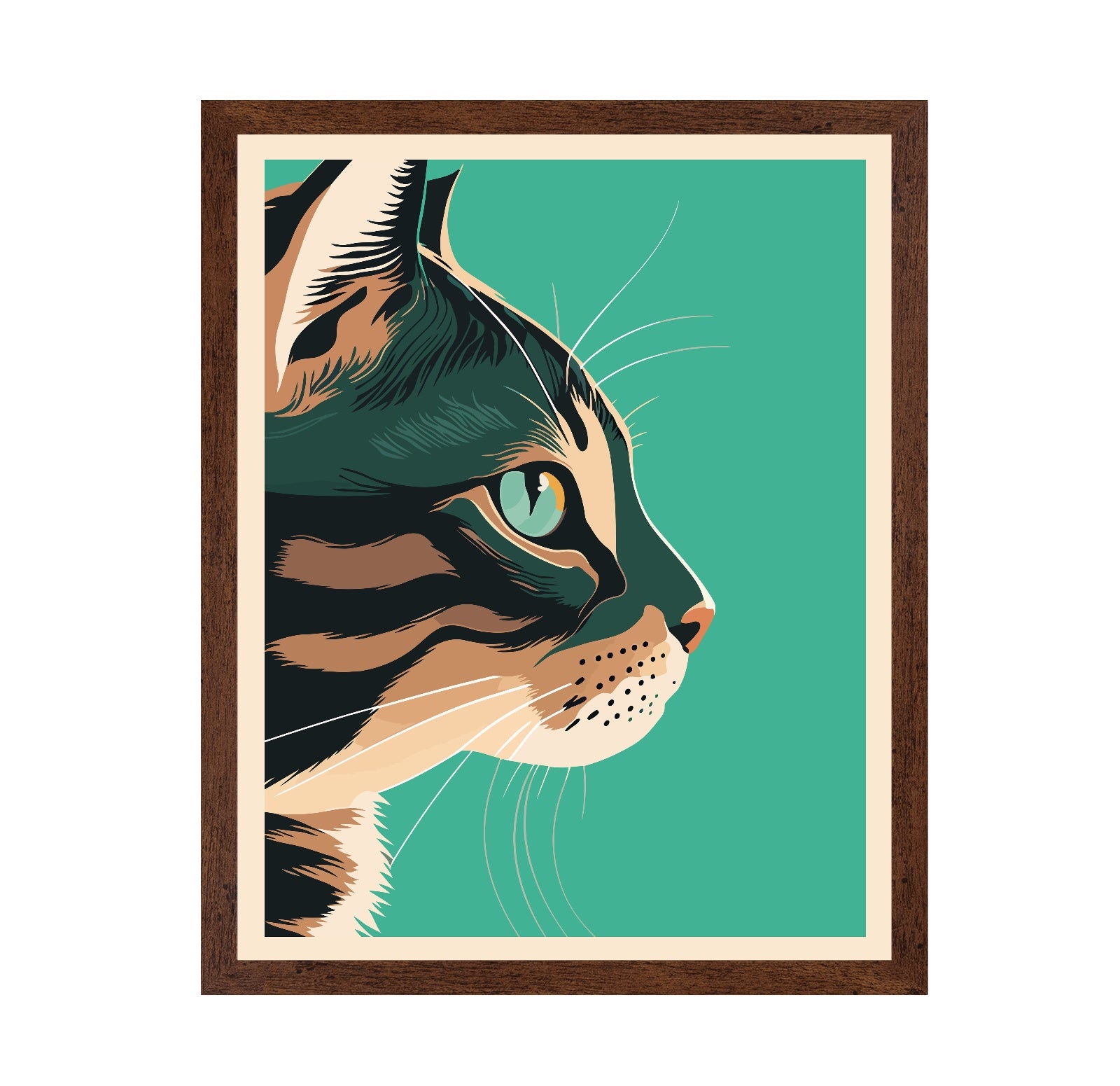 Modern Cat Portrait