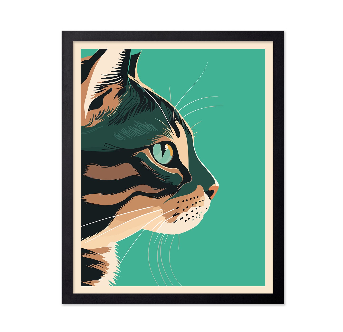Modern Cat Portrait