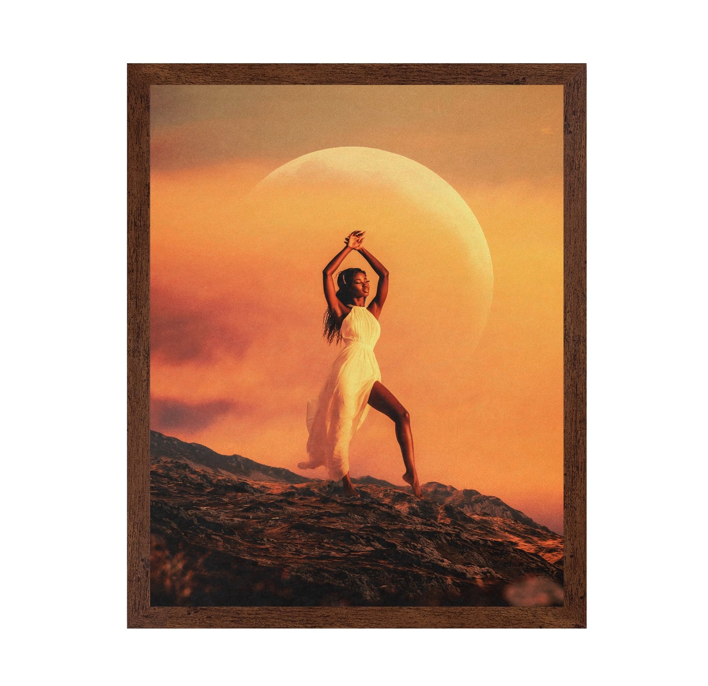 Golden Sunset Pose