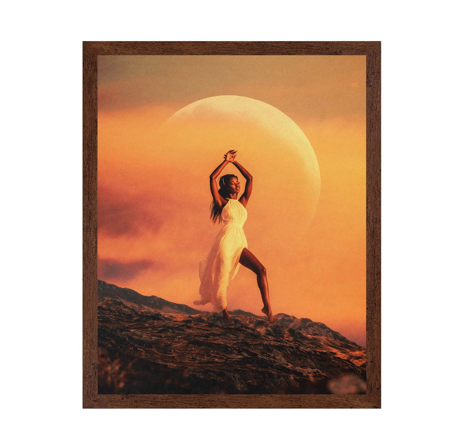 Golden Sunset Pose