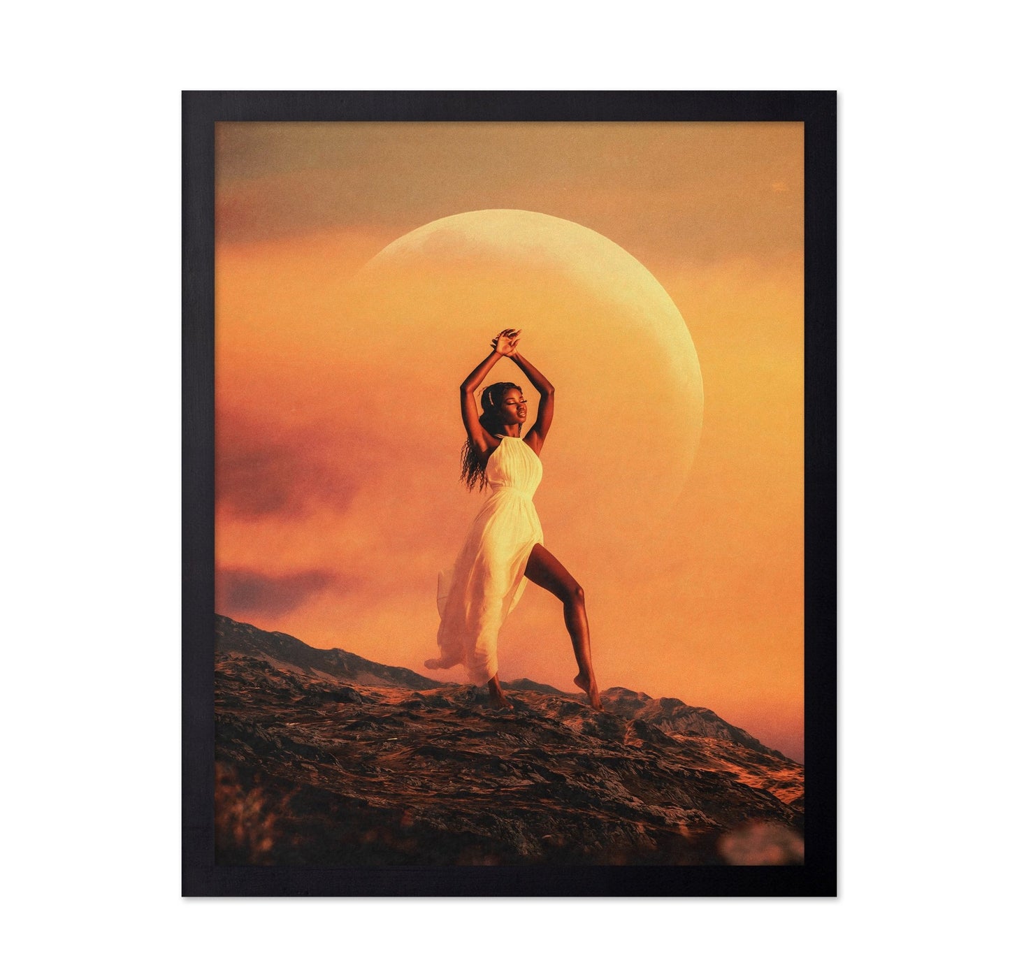Golden Sunset Pose