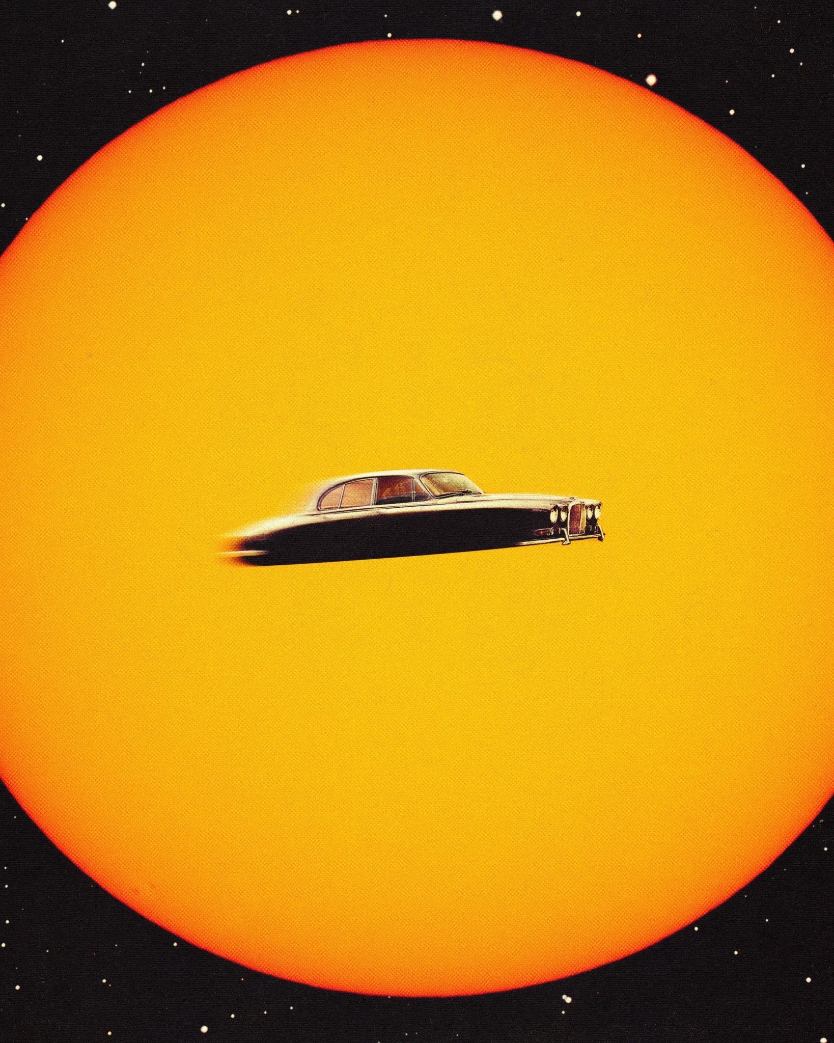 Floating Retro Car