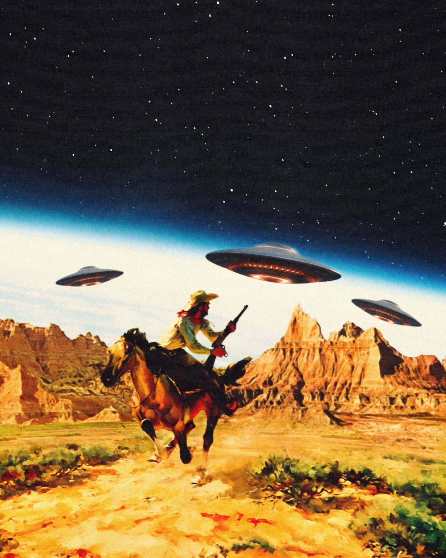 Cowboy Alien Chase