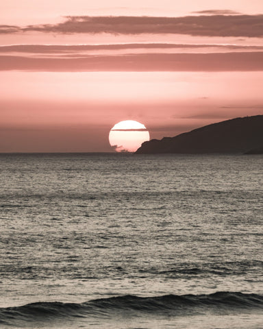 Coastal Sunset Glow No4