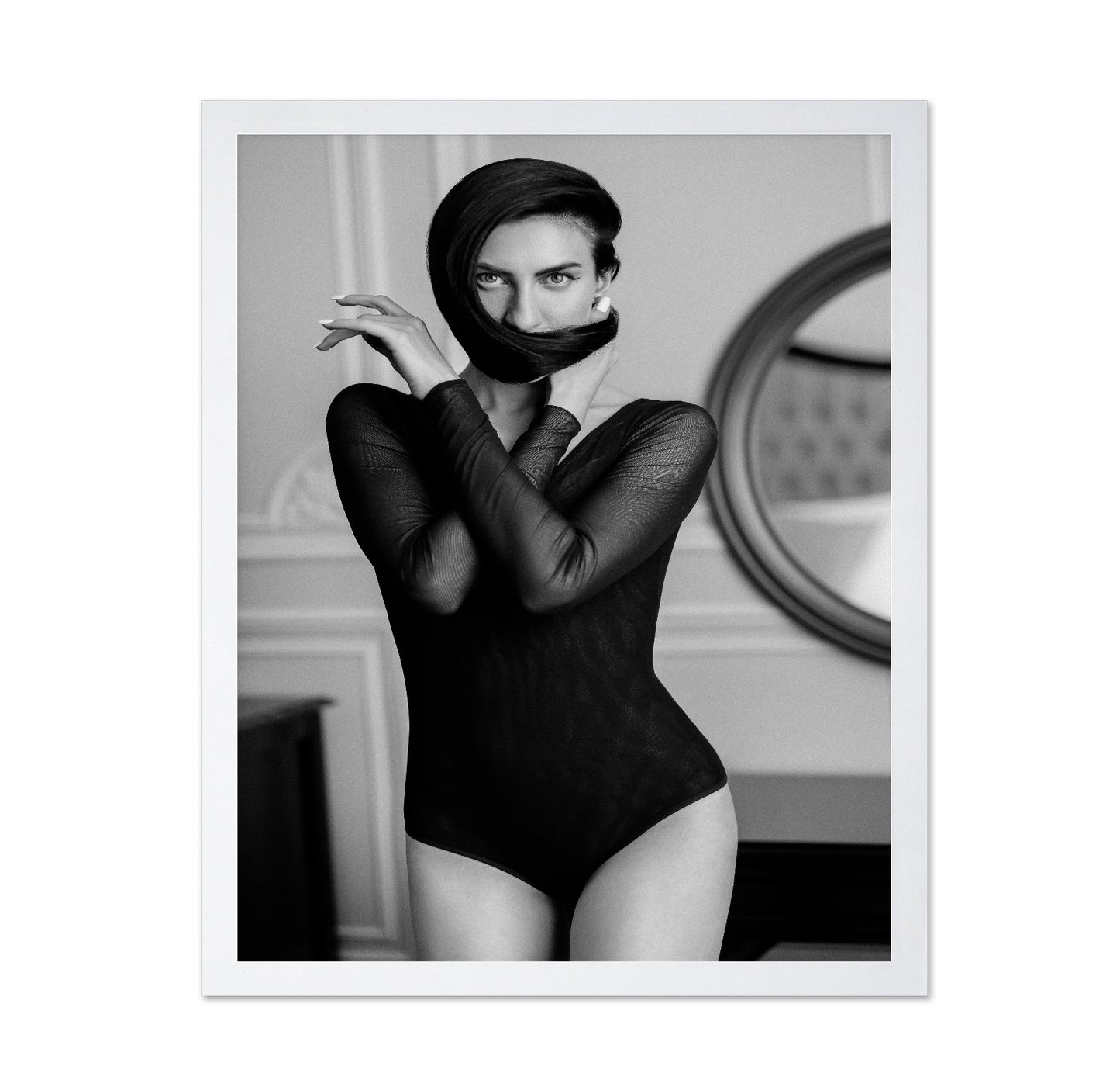 Elegant Monochrome Portrait