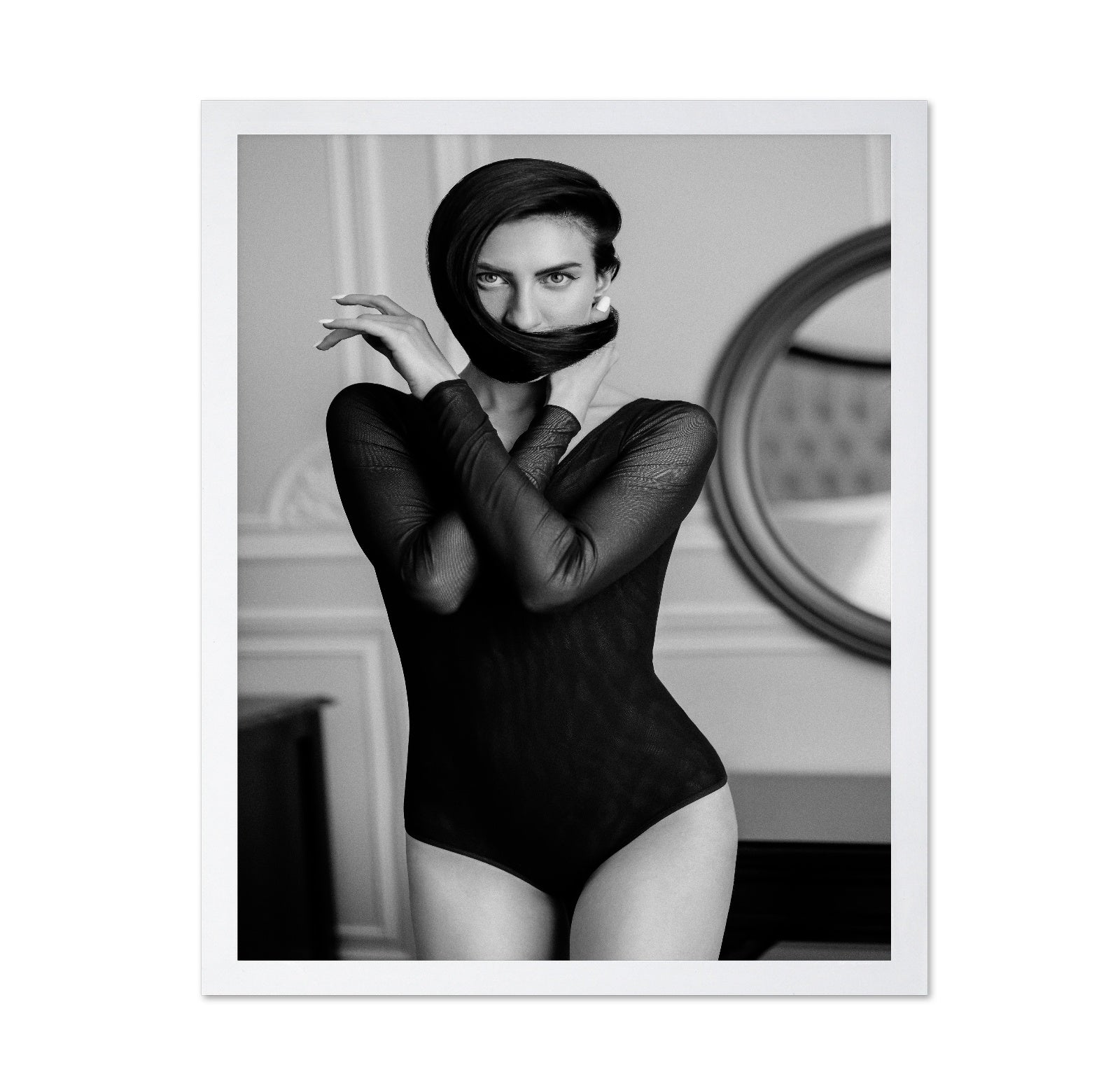 Elegant Monochrome Portrait