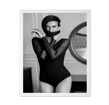 Elegant Monochrome Portrait