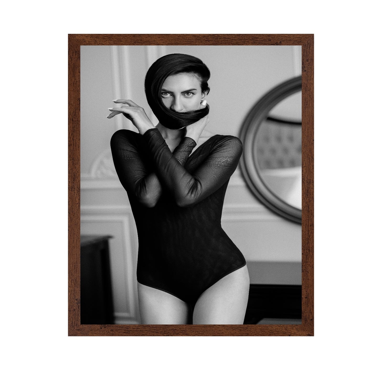 Elegant Monochrome Portrait