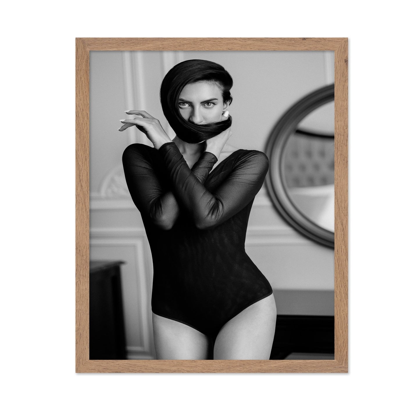 Elegant Monochrome Portrait
