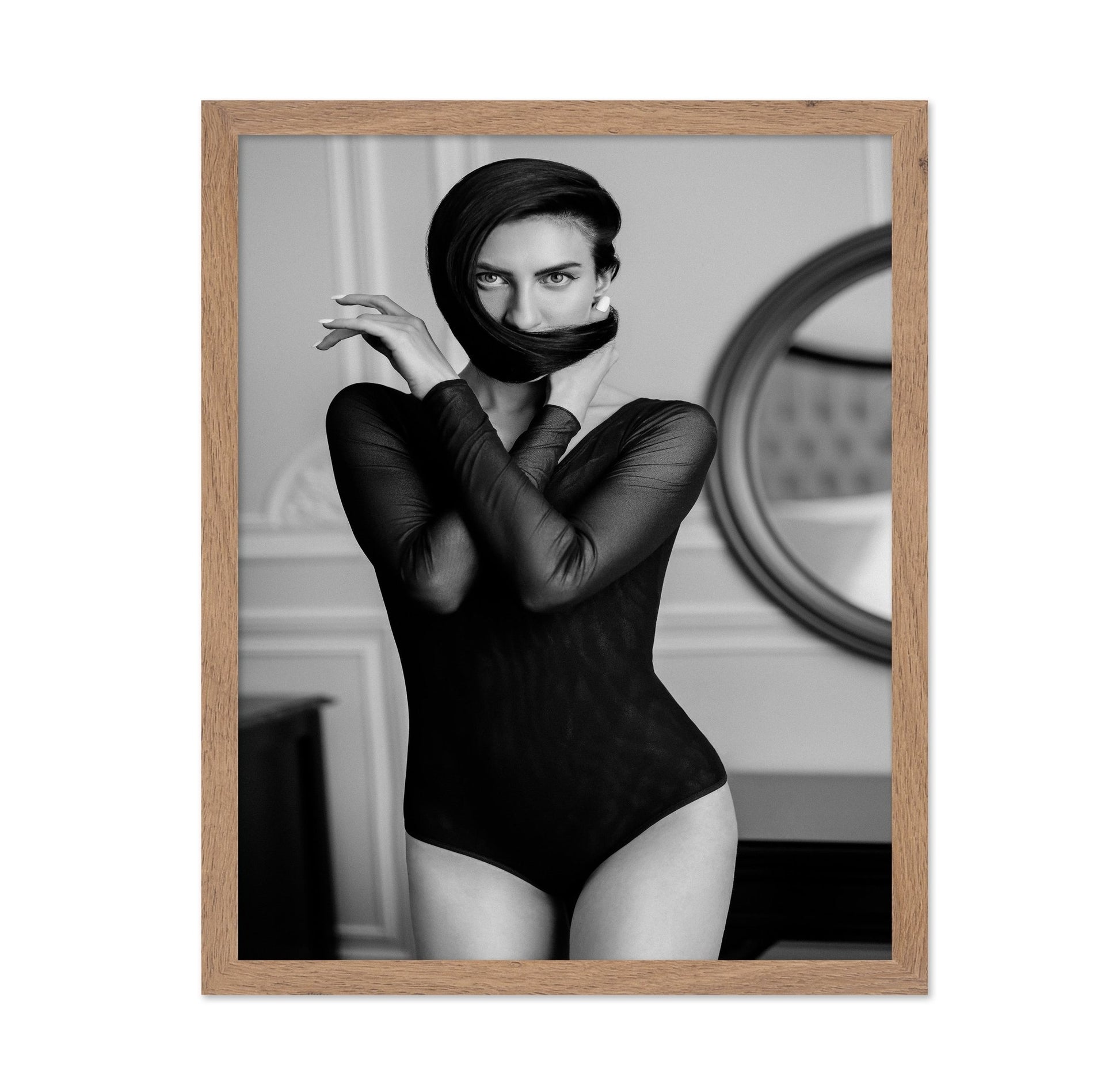 Elegant Monochrome Portrait