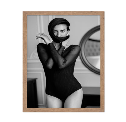 Elegant Monochrome Portrait