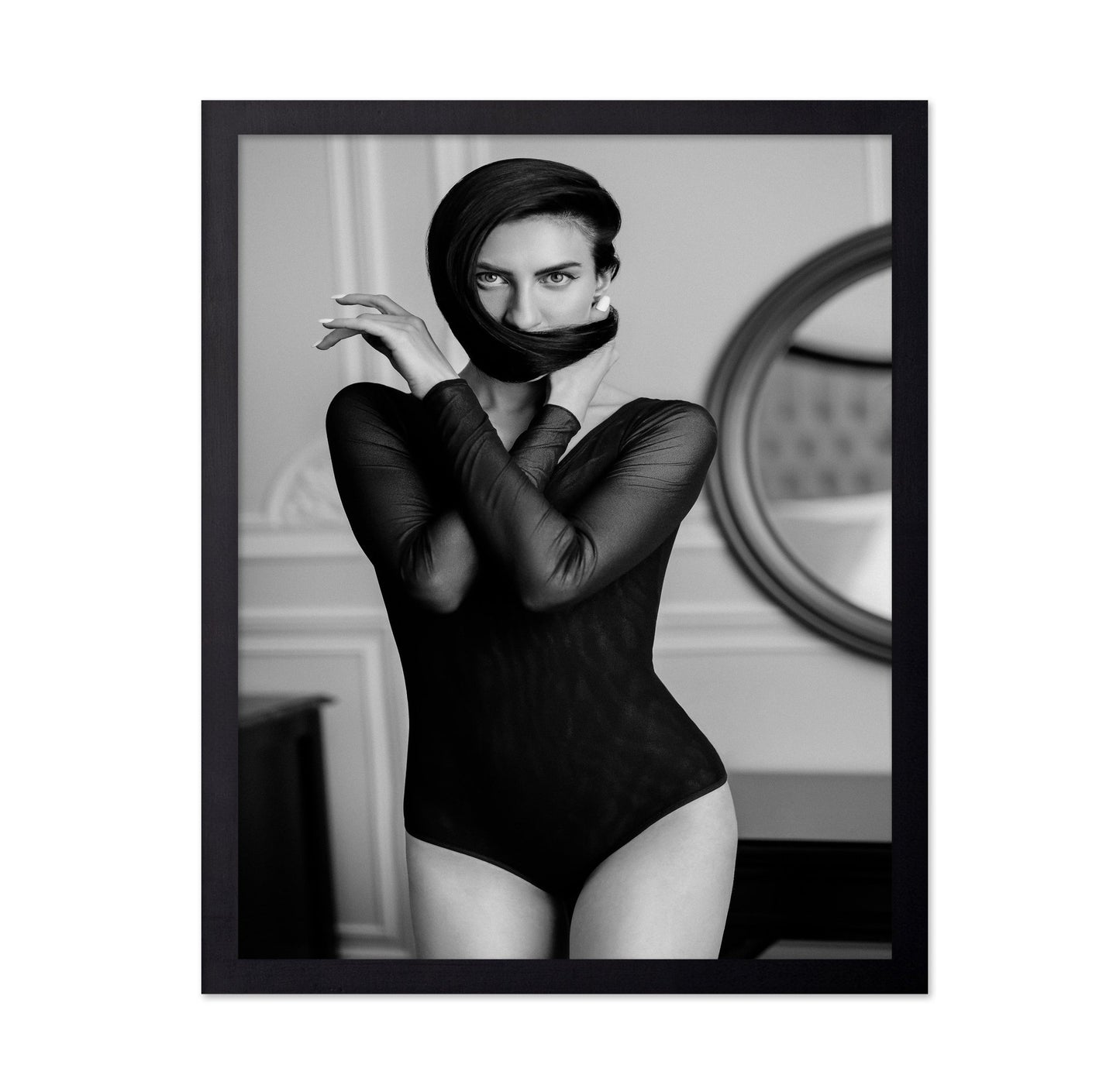 Elegant Monochrome Portrait