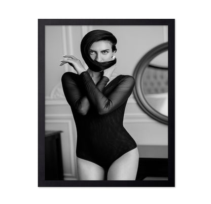 Elegant Monochrome Portrait