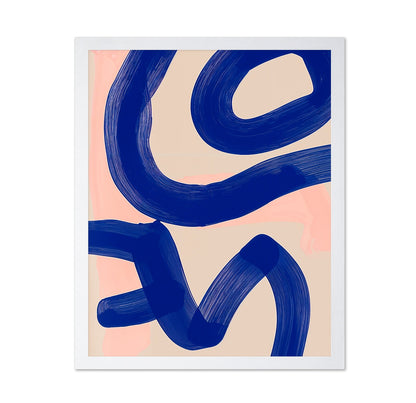 Bold Indigo Curves