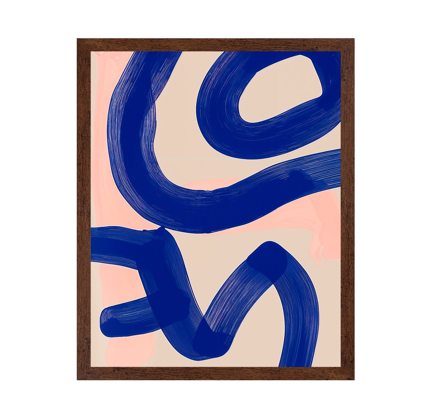 Bold Indigo Curves