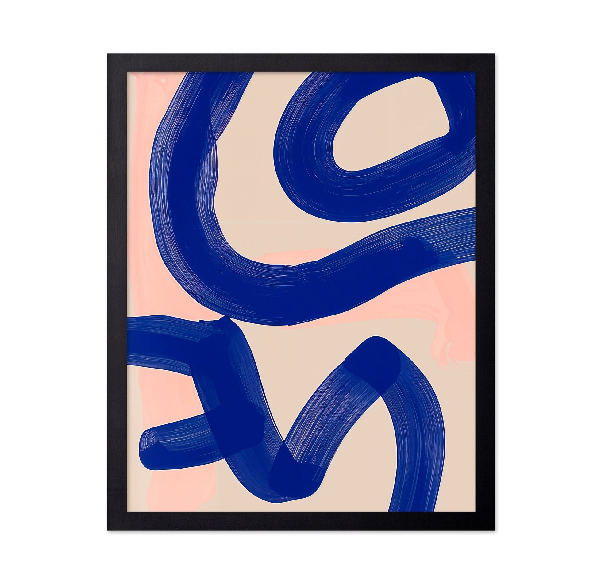 Bold Indigo Curves