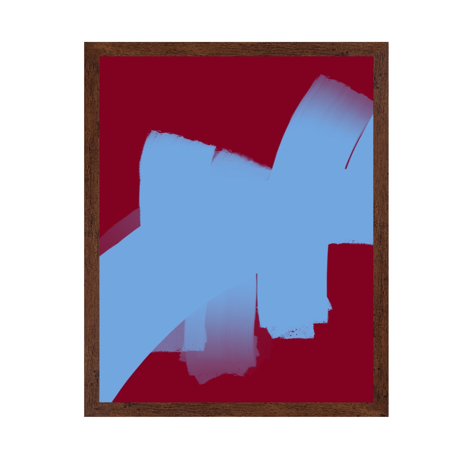 Blue Stroke Contrast