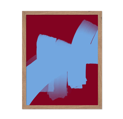 Blue Stroke Contrast