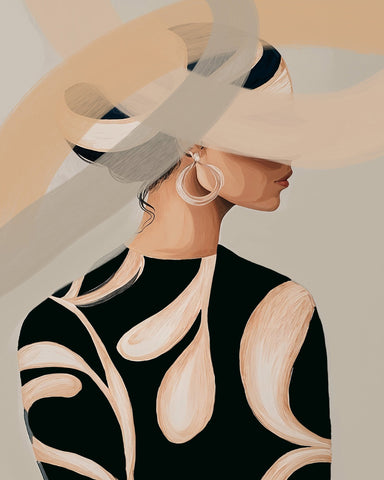 Elegant Veiled Portrait