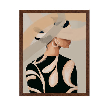 Elegant Veiled Portrait