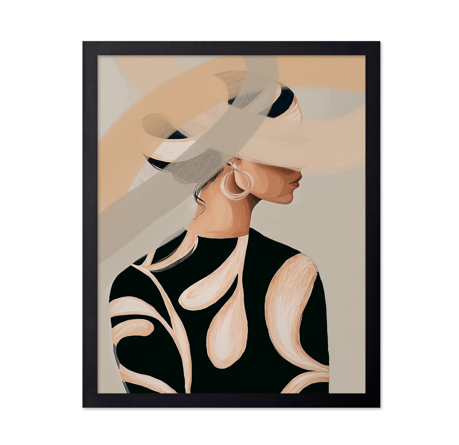 Elegant Veiled Portrait