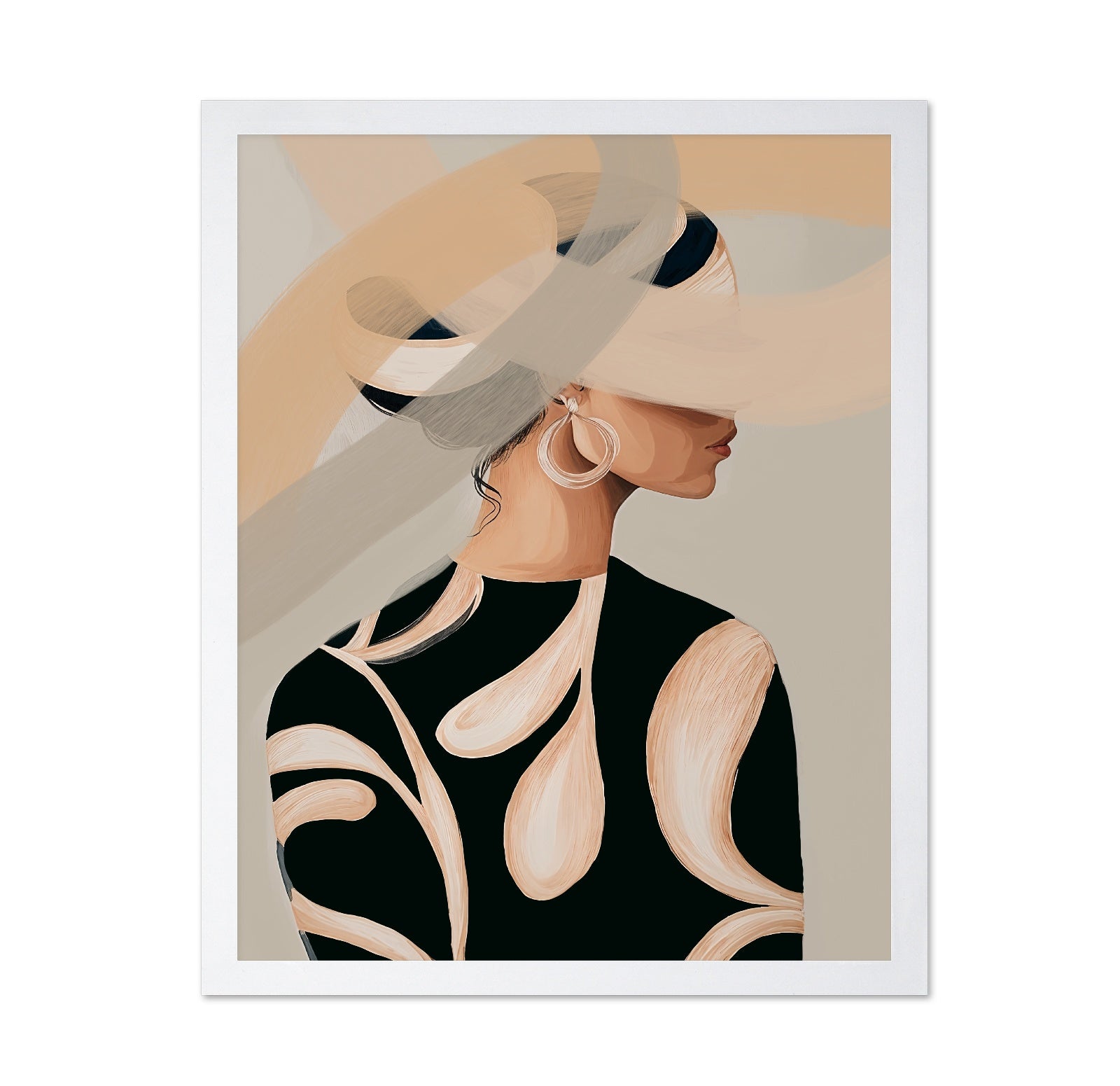 Elegant Veiled Portrait