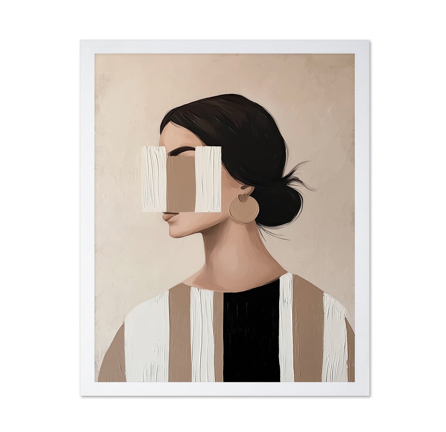 Hidden Gaze Portrait