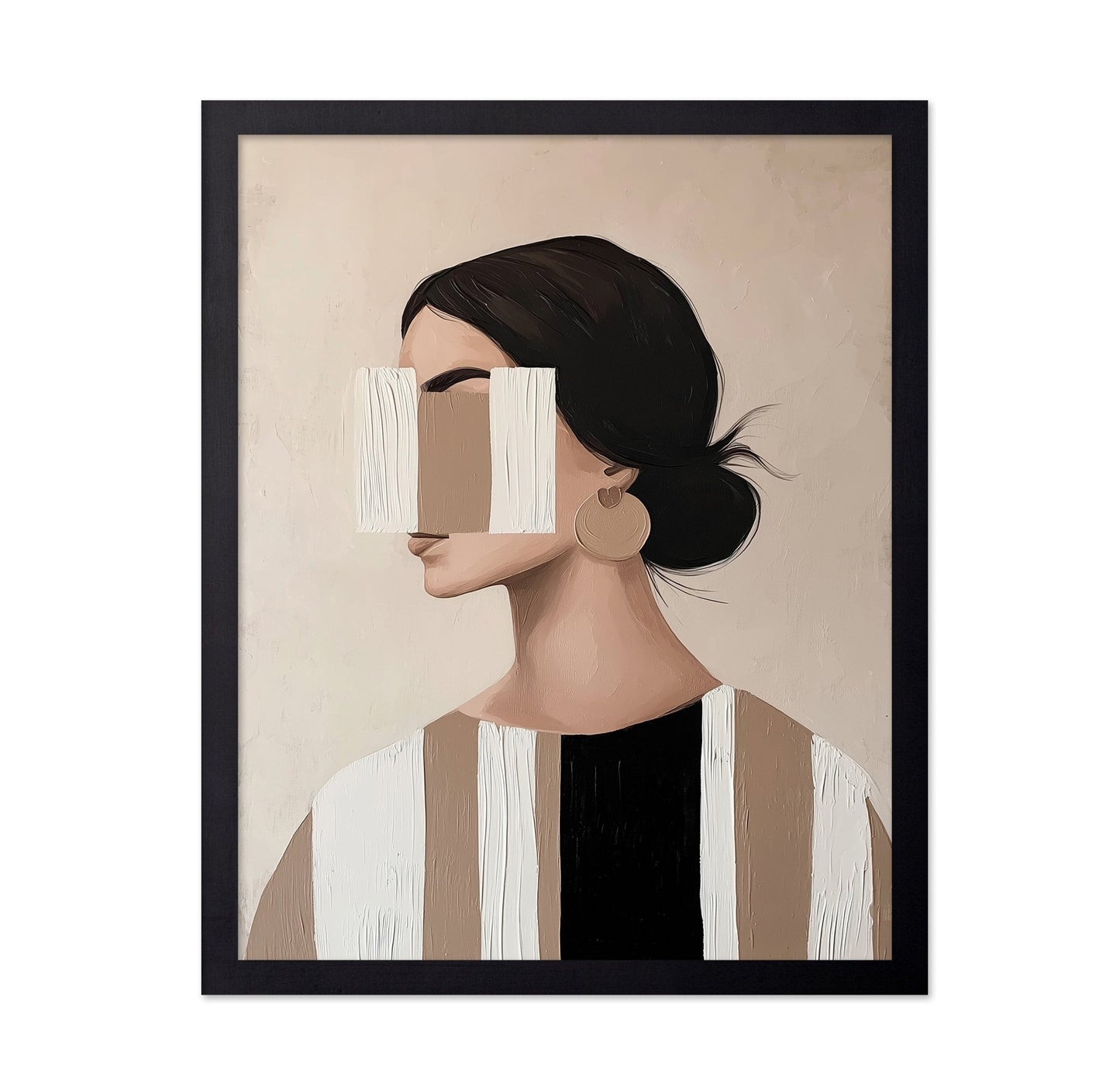 Hidden Gaze Portrait