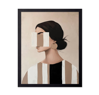 Hidden Gaze Portrait