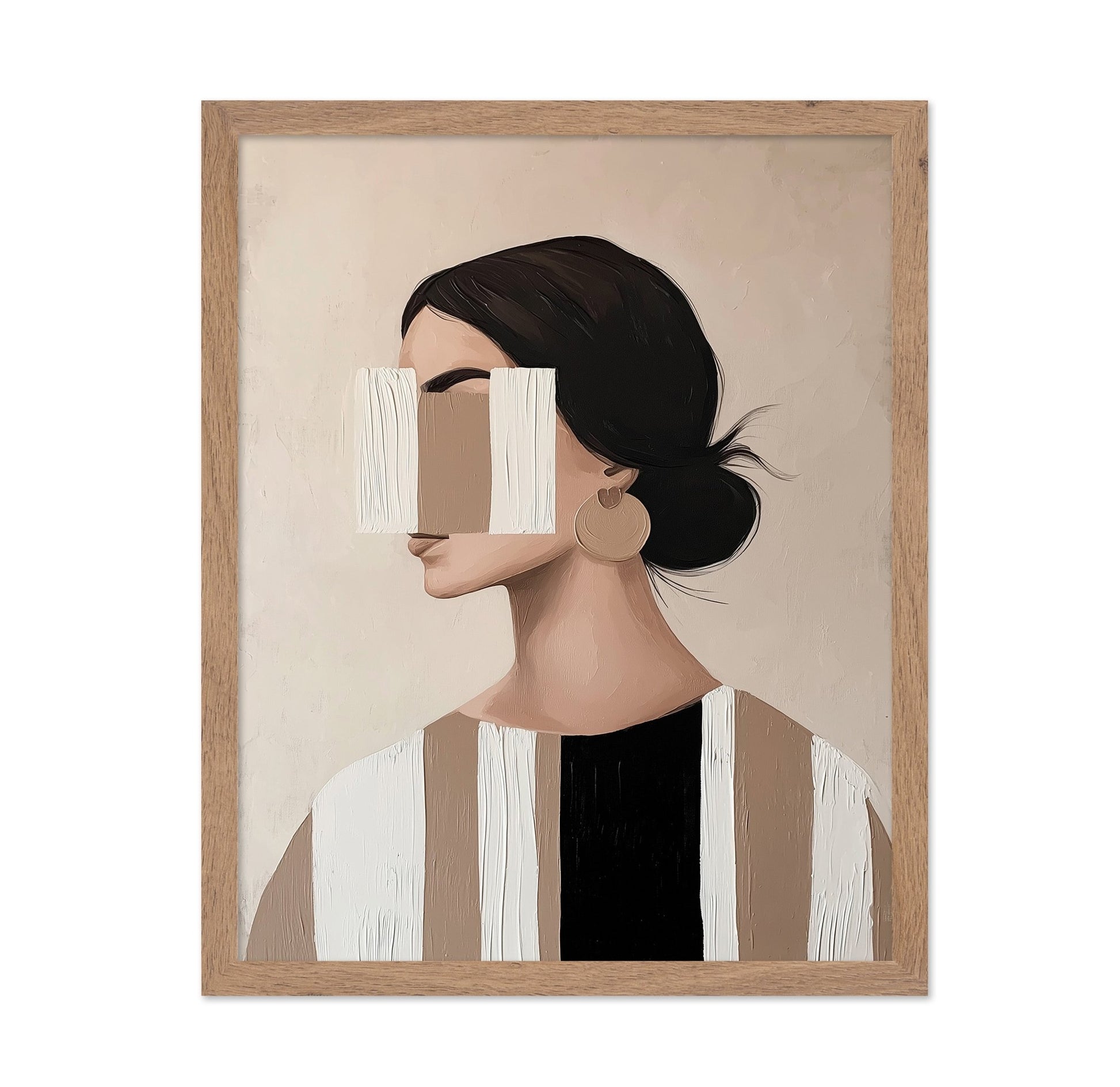 Hidden Gaze Portrait