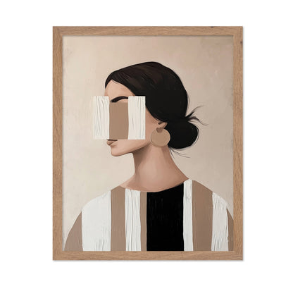 Hidden Gaze Portrait