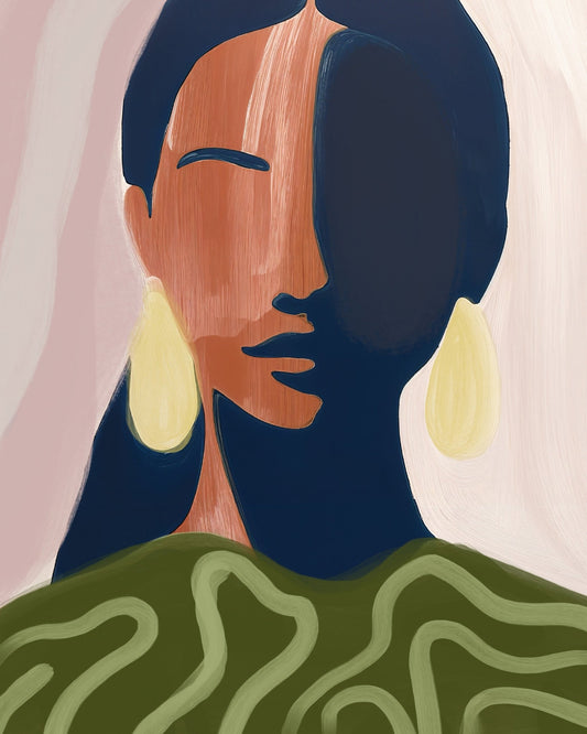 Split Face Portrait No2