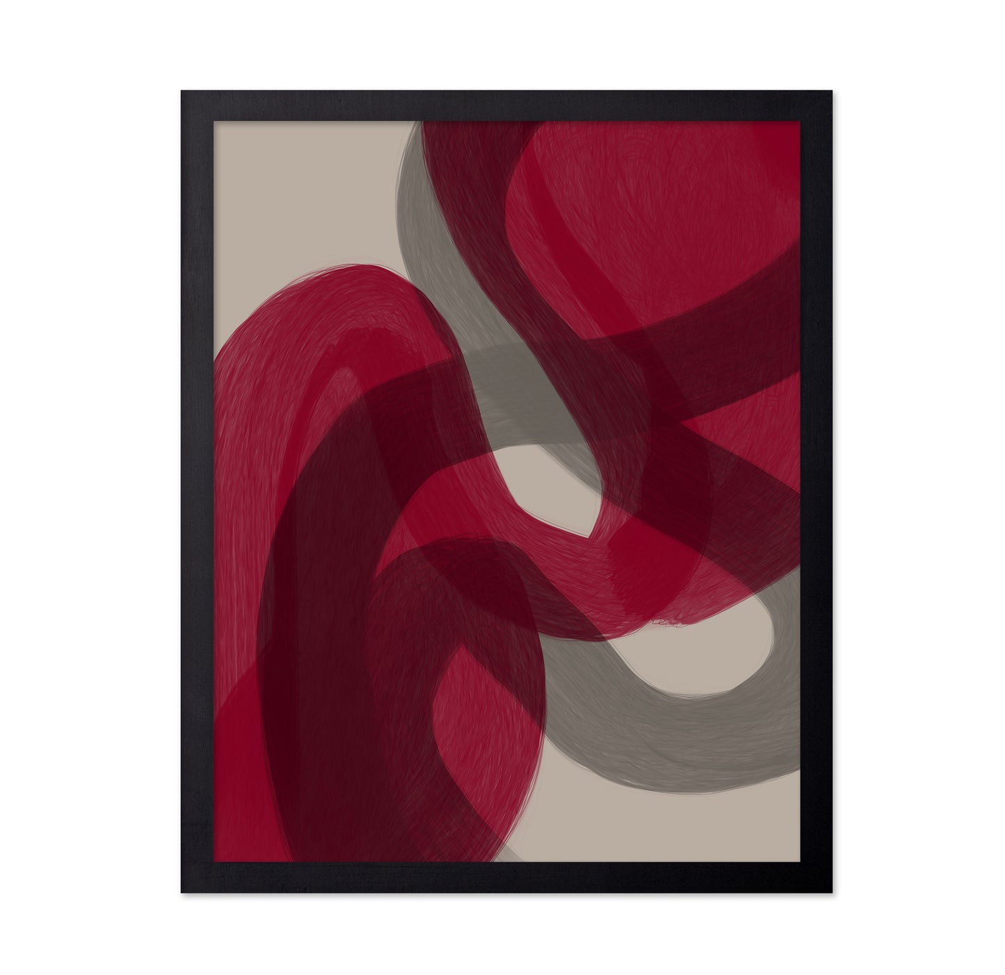Crimson Flow Layers No1