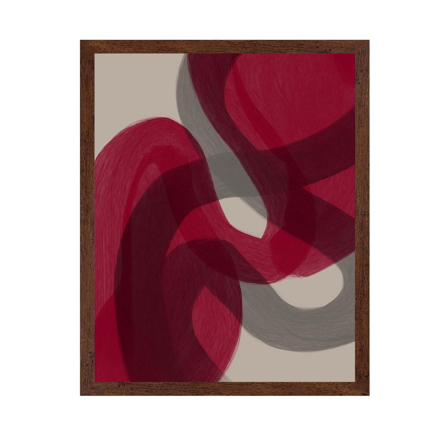 Crimson Flow Layers No1