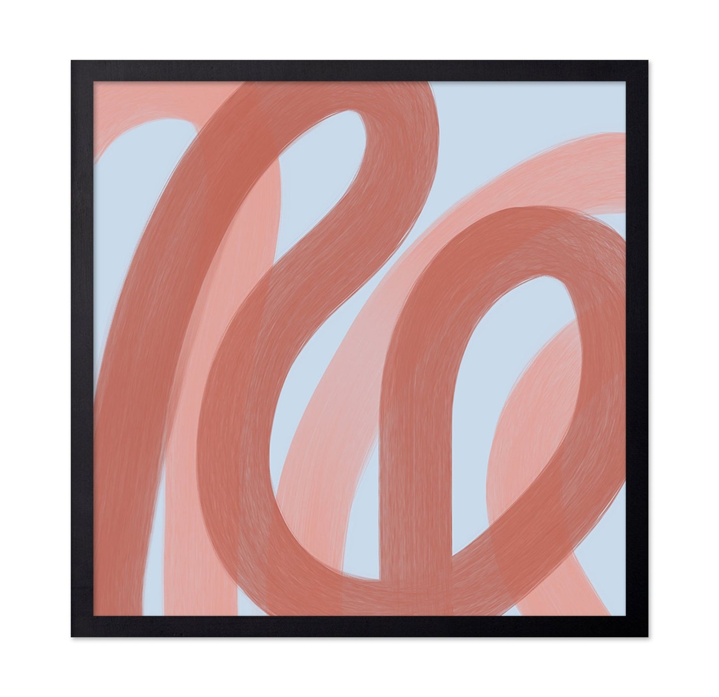 Coral Ribbon Abstract