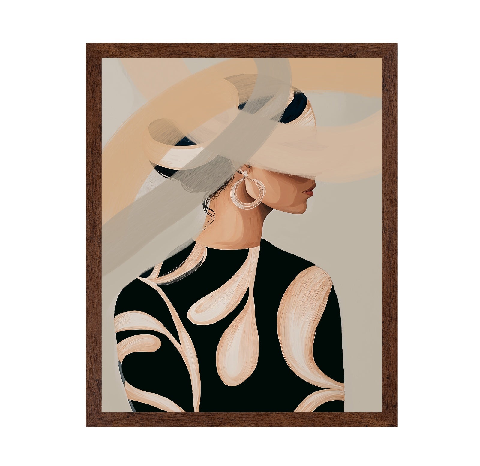 Elegant Hat Portrait No3